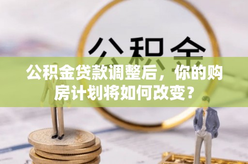 浮梁公积金贷款调整后，你的购房计划将如何改变？