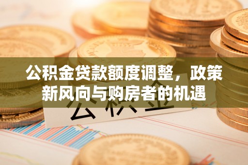 浮梁公积金贷款额度调整，政策新风向与购房者的机遇