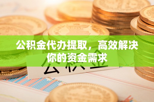 浮梁公积金代办提取，高效解决你的资金需求