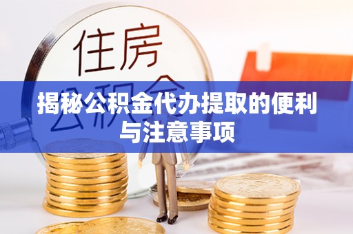 浮梁揭秘公积金代办提取的便利与注意事项